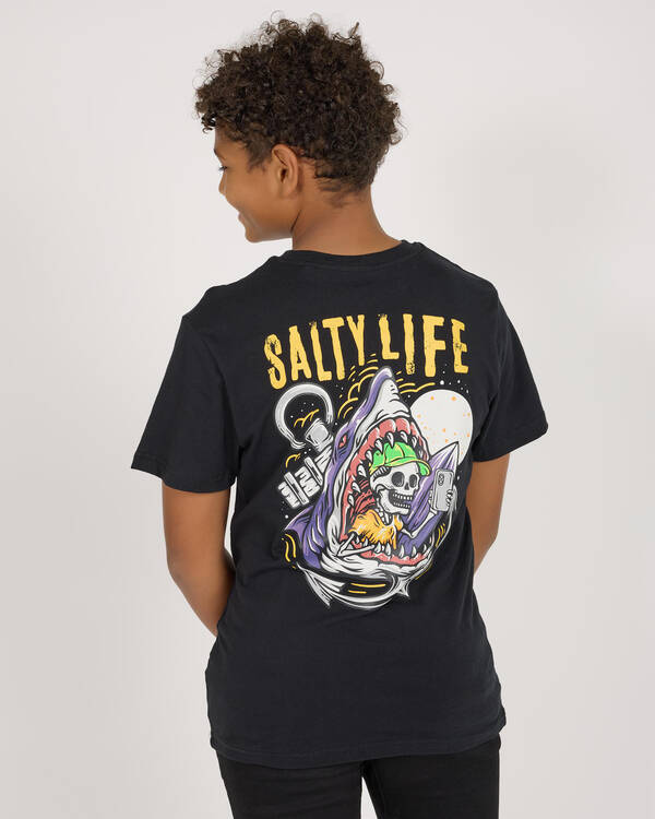Salty Life Boys' Snap T-Shirt for Mens
