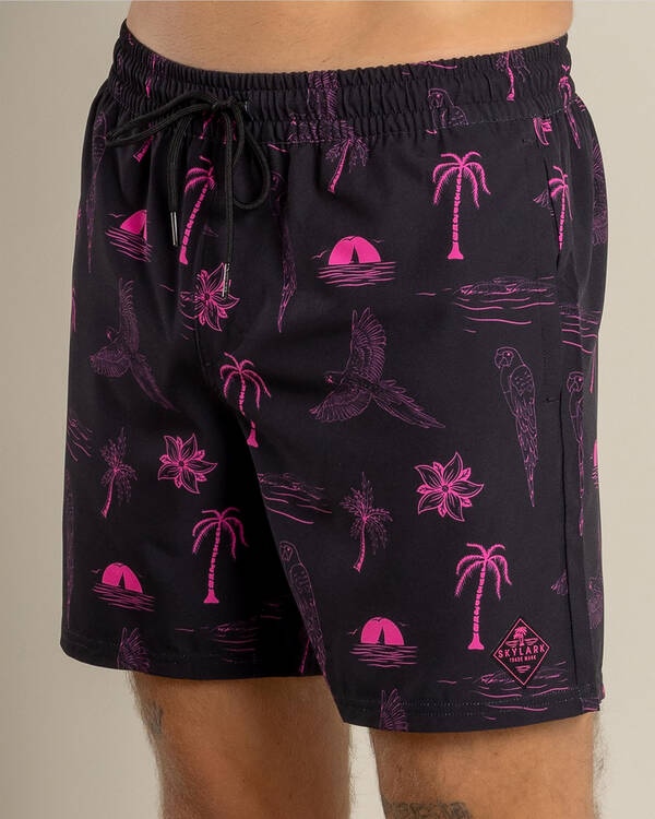 Skylark Recline Elastic Waist Shorts for Mens