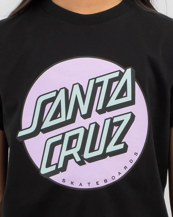 Santa Cruz Girls' Other Dot Front T-Shirt for Womens