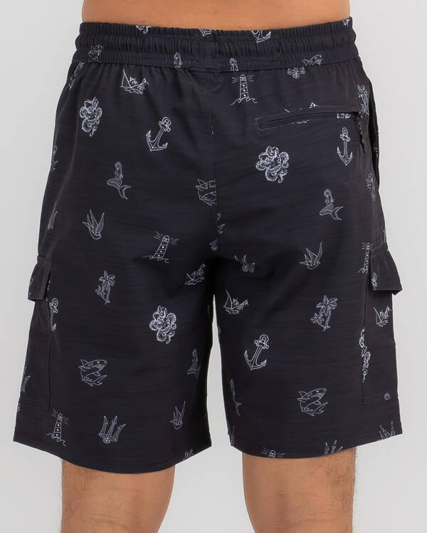 Salty Life Poseidon Board Shorts for Mens