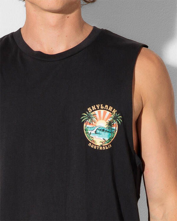 Skylark Golden Hour Muscle Tank for Mens