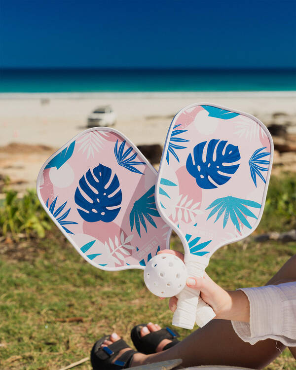 Get It Now Blush Palm Pickle Ball Set for Unisex