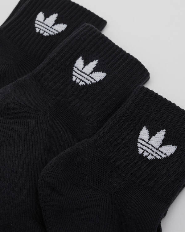 adidas Toddlers' Mid Ankle Socks 3 Pack for Mens