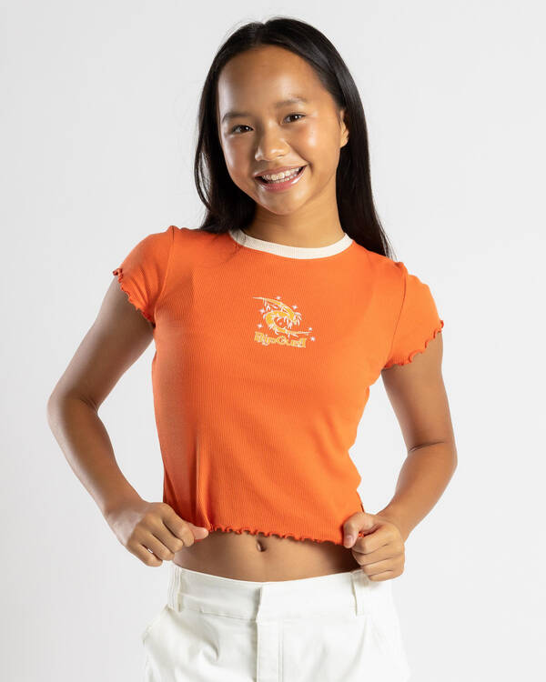 Rip Curl Girls' Summer Solstice Rib T-shirt for Womens