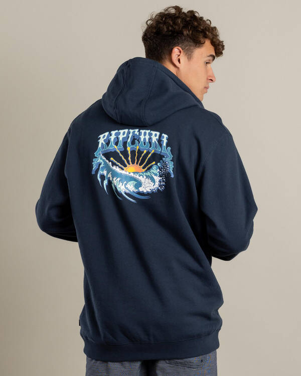 Rip Curl Hazed and Tubed Zip Thru Hoodie for Mens