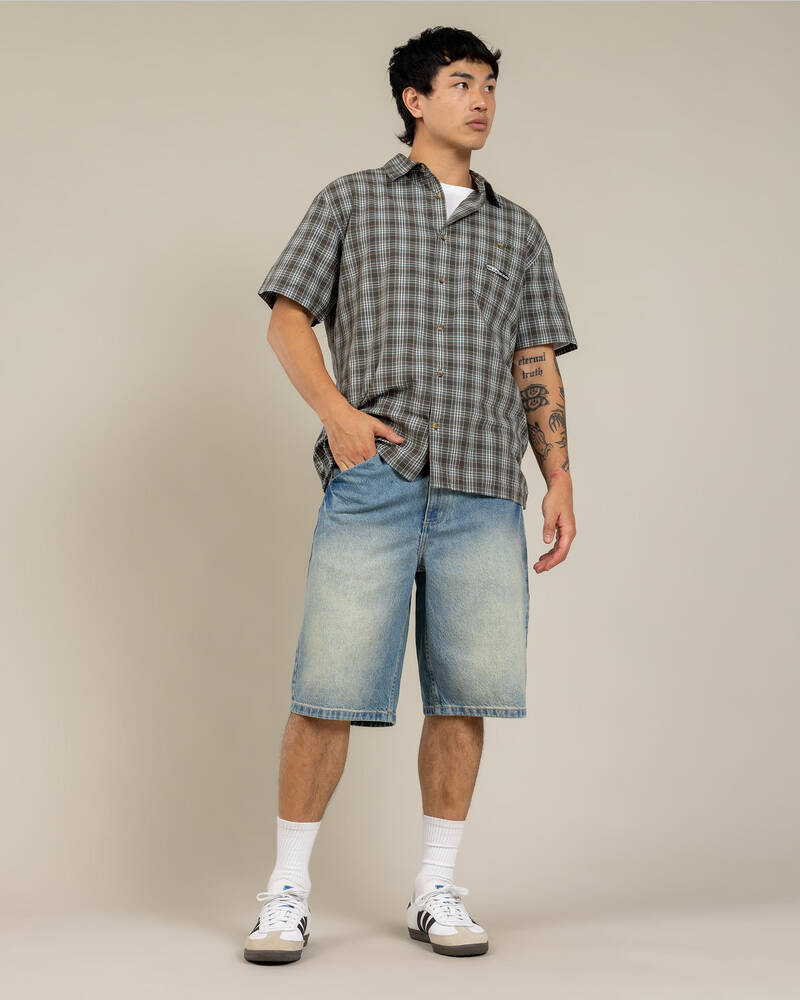 Billabong Script Smoko Denim Shorts for Mens