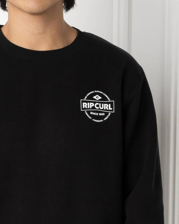 Rip Curl Stapler Crew Sweatshirt for Mens