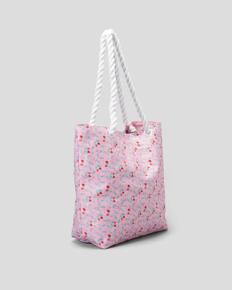 Mooloola Strawberry Fields Beach Bag for Womens