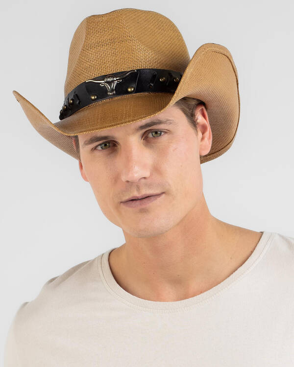 Miscellaneous Riders Straw Hat for Mens