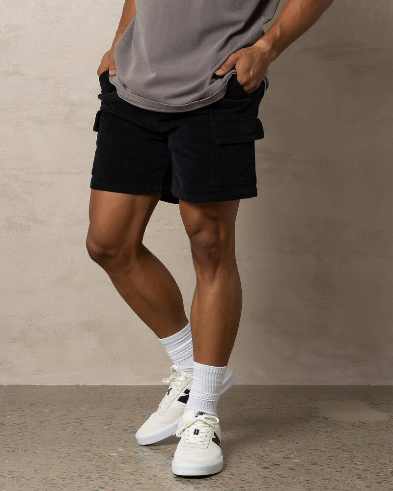 Silent Theory Cargo Cord Shorts for Mens