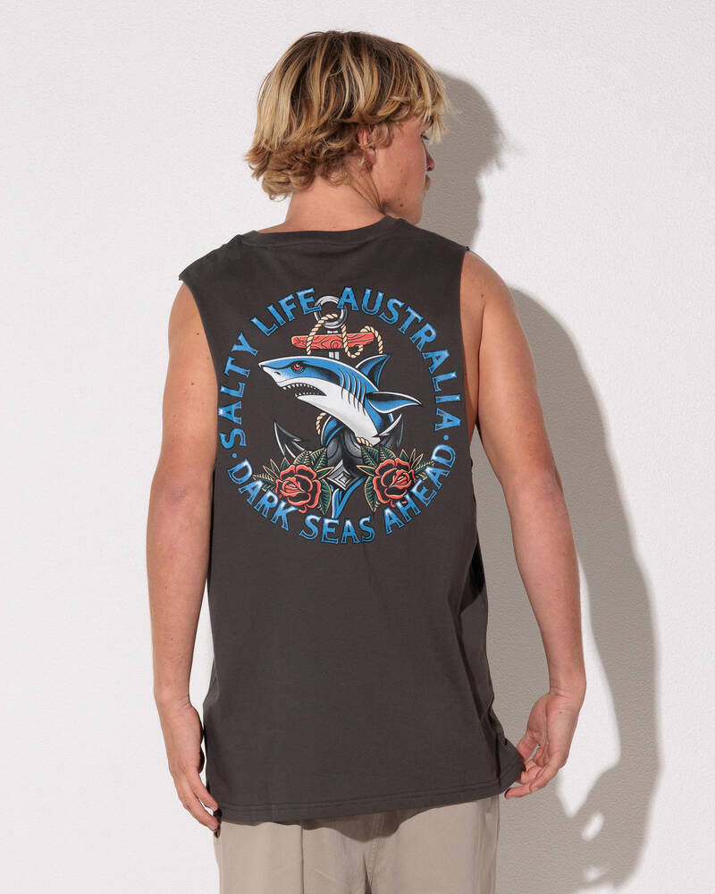 Salty Life Anchor's Grip Muscle for Mens