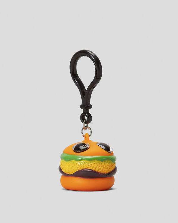 Get It Now Eye Popping Burger Keyring for Unisex
