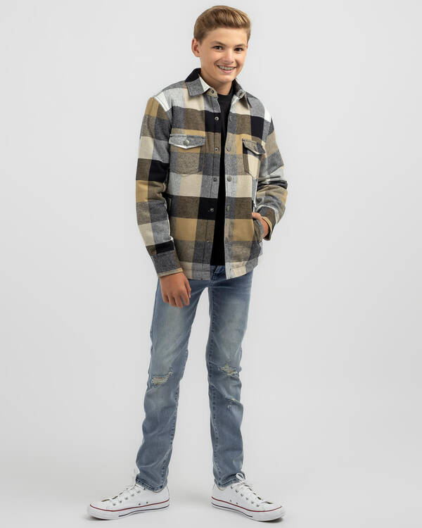 Skylark Boys' Bronzed Long Sleeve Shirt for Mens