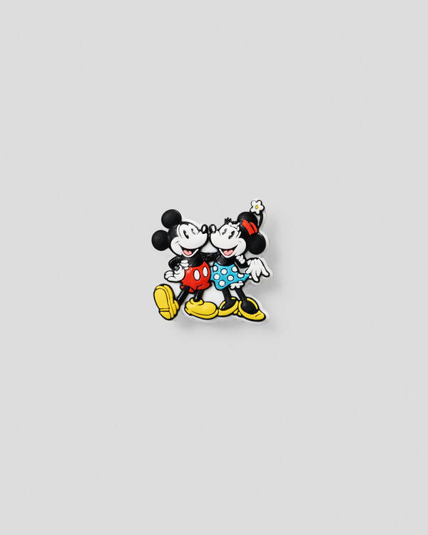 Crocs Mickey and Minnie Holding Jibbitz for Unisex