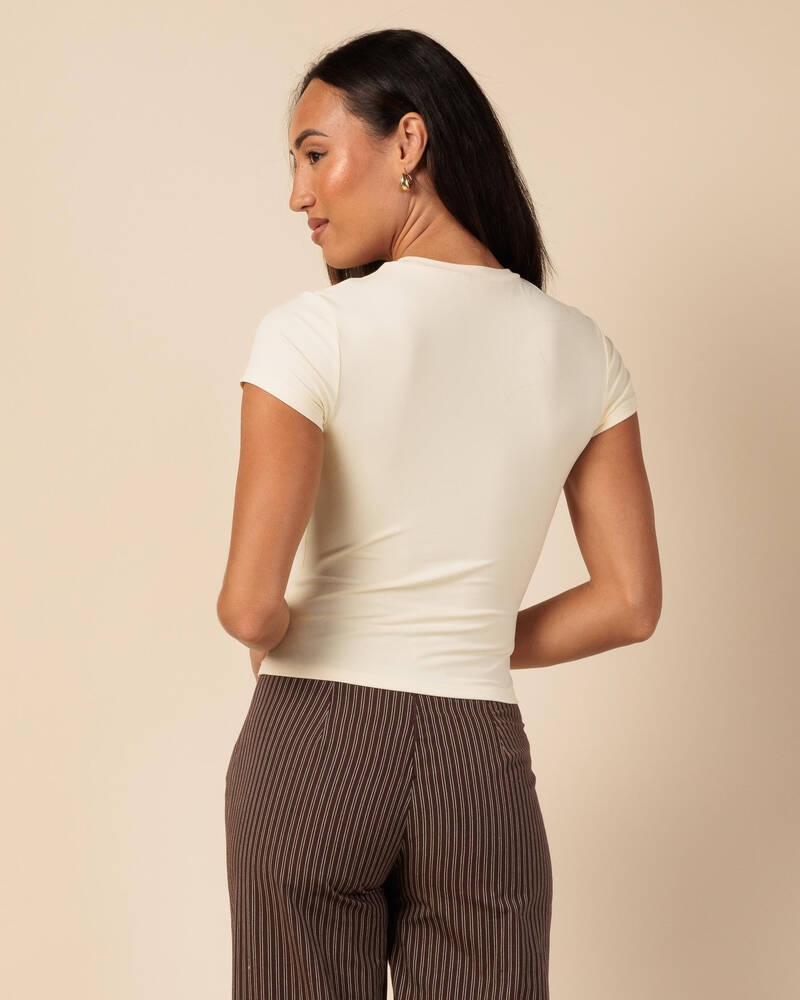 Ava And Ever Basic Super Soft Tee for Womens