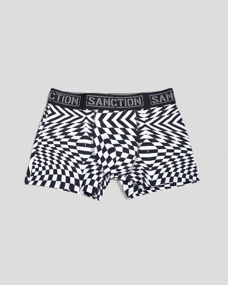 Sanction Boys' Twist Fitted Boxer Shorts for Mens