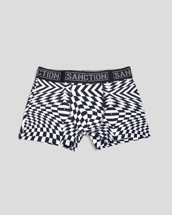 Sanction Boys' Twist Fitted Boxer Shorts for Mens