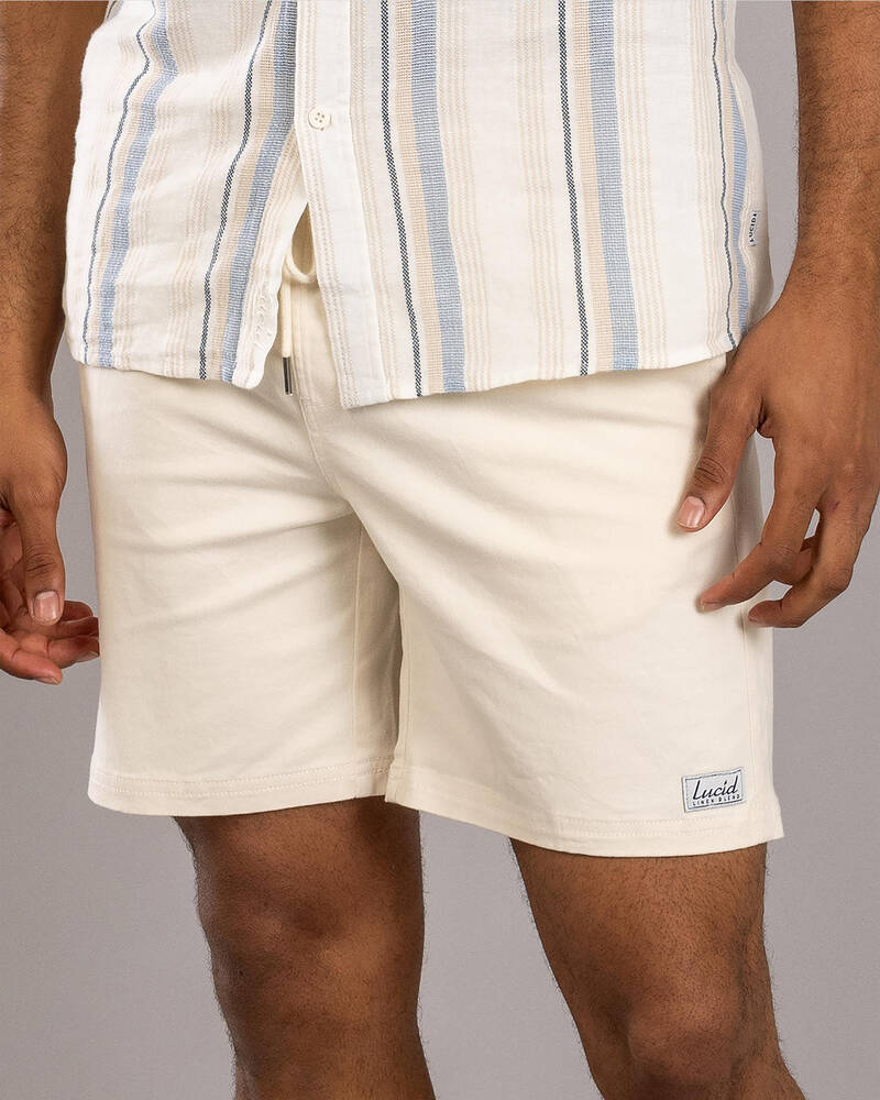Lucid Urbane Elastic Waist Shorts for Mens