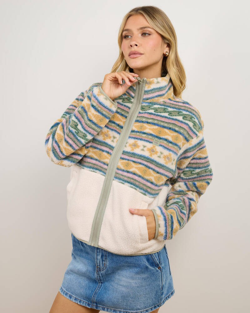 Billabong Rock Jetty Mock Neck Zip Sweatshirt for Womens
