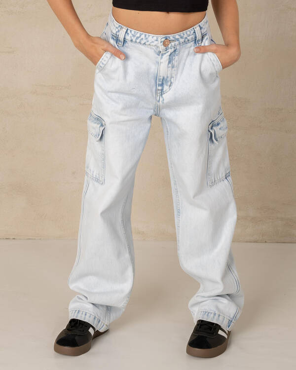 DESU Girls' Elkie Cargo Jeans for Womens
