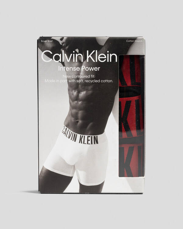 Calvin Klein Intense Power Cotton Boxer Briefs 3 Pack for Mens