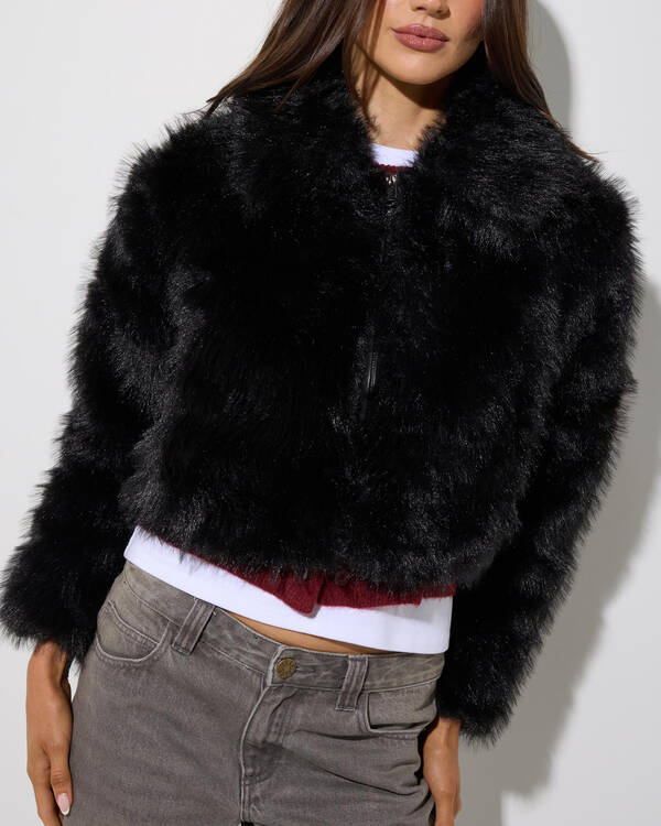 Ava And Ever Florence Faux Fur Jacket for Womens