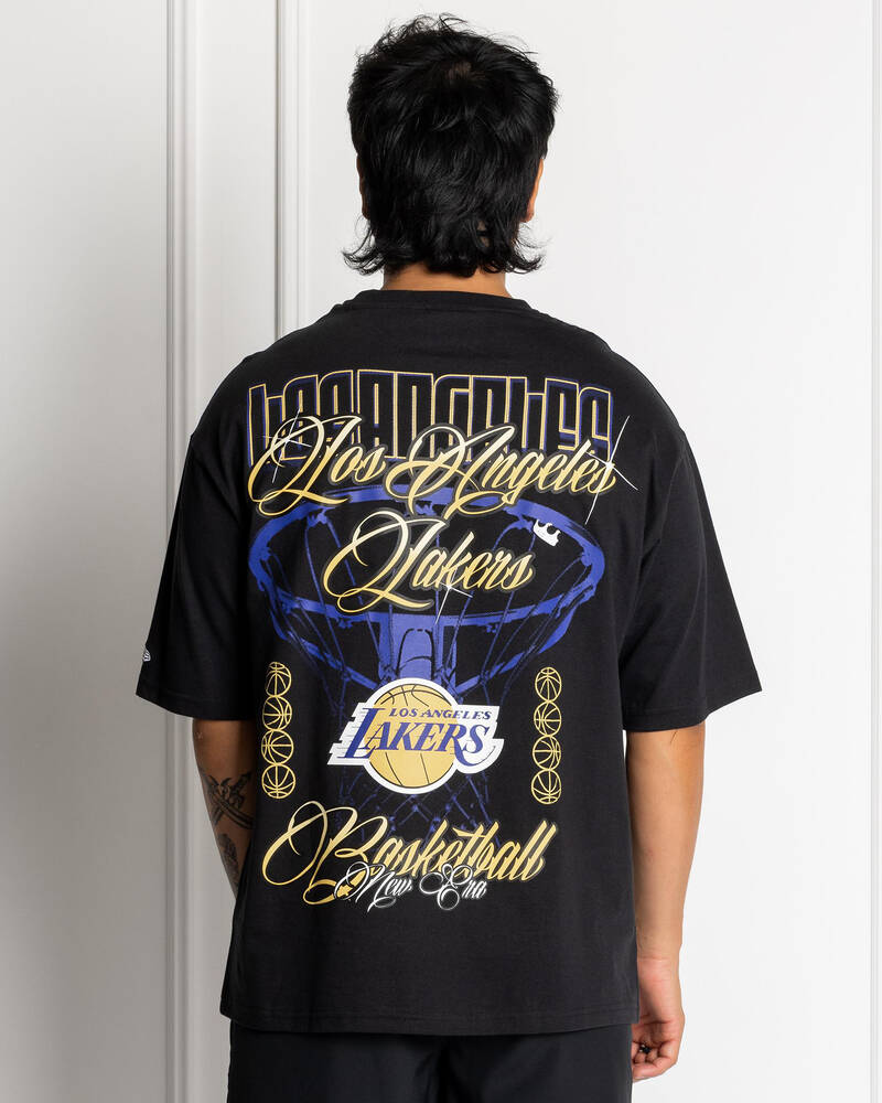 New Era La Lakers Oversized Street T-Shirt for Mens