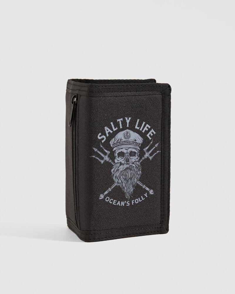 Salty Life Curse Trifold Wallet for Mens