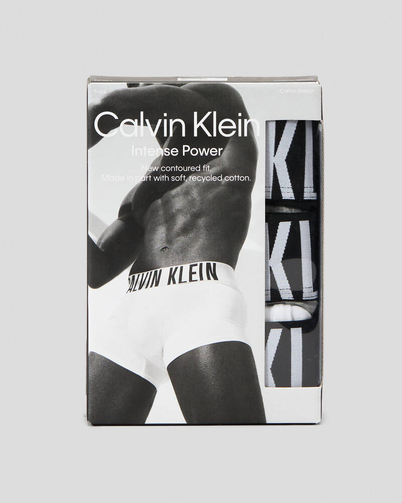 Calvin Klein Intense Power Cotton Trunks 3 Pack for Mens