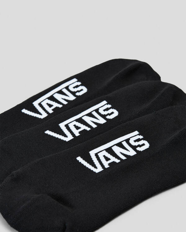 Vans Classic No Show Socks 3 Pack for Mens