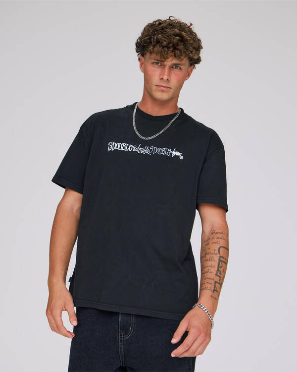 S-Double Script Stacked T-Shirt for Mens