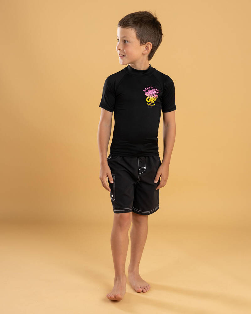 Salty Life Toddlers' Tentacles Short Sleeve Rash Vest for Mens
