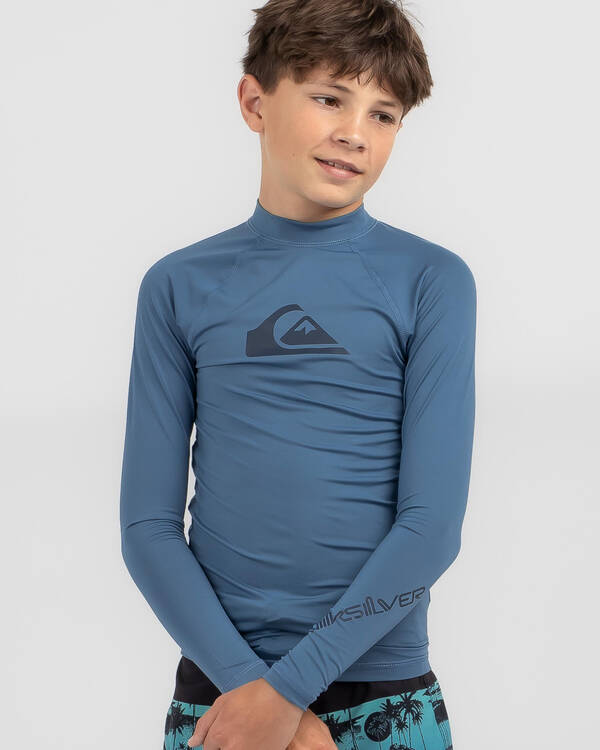Quiksilver Boys' All Time Long Sleeve Wetshirt for Mens