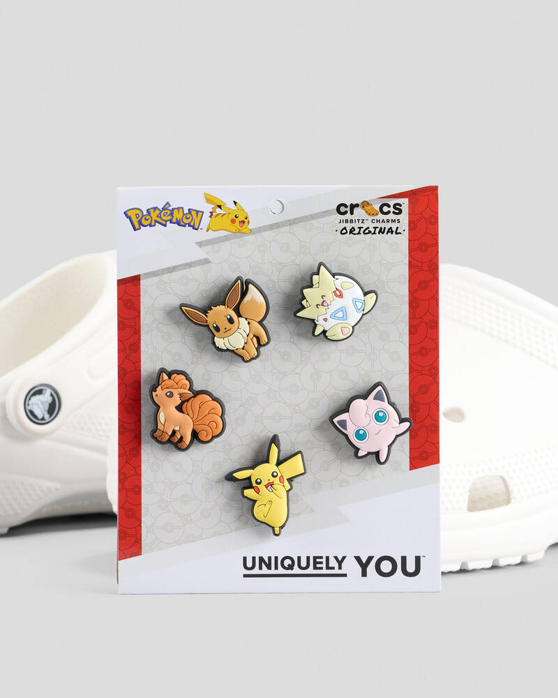 Crocs Pokemon Face Jibbitz 5 Pack for Unisex