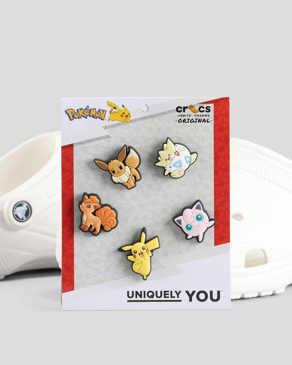 Crocs Pokemon Face Jibbitz 5 Pack for Unisex