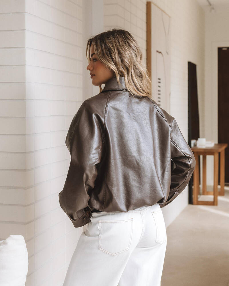 Ava And Ever Aero Faux Leather Jacket for Womens