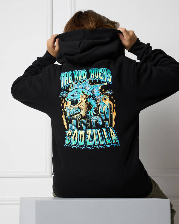 The Mad Hueys Boys' Codzilla Returns Hoodie for Mens