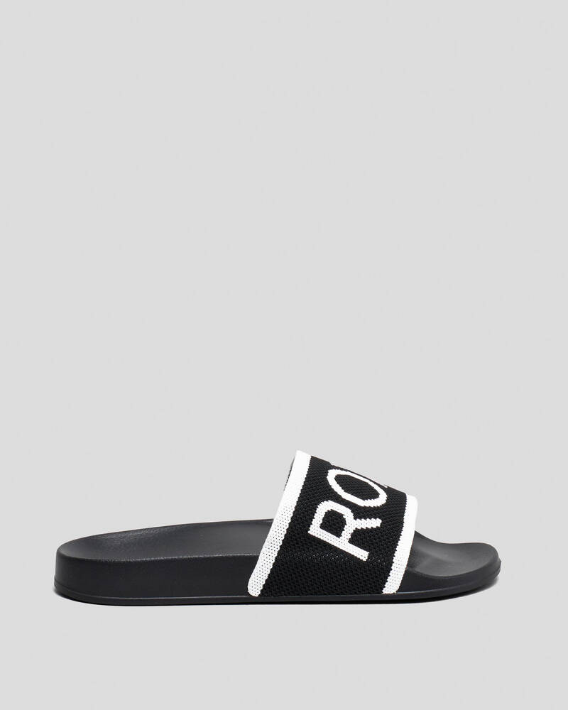 Roxy Womens Roxy Slippy Knit Slide Sandals for Womens
