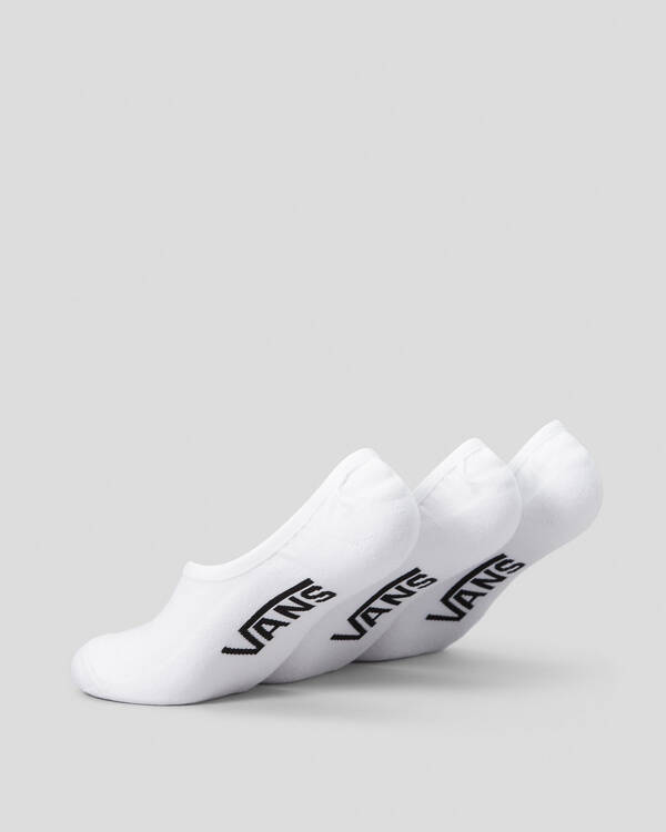 Vans Classic No Show Socks 3 Pack for Mens