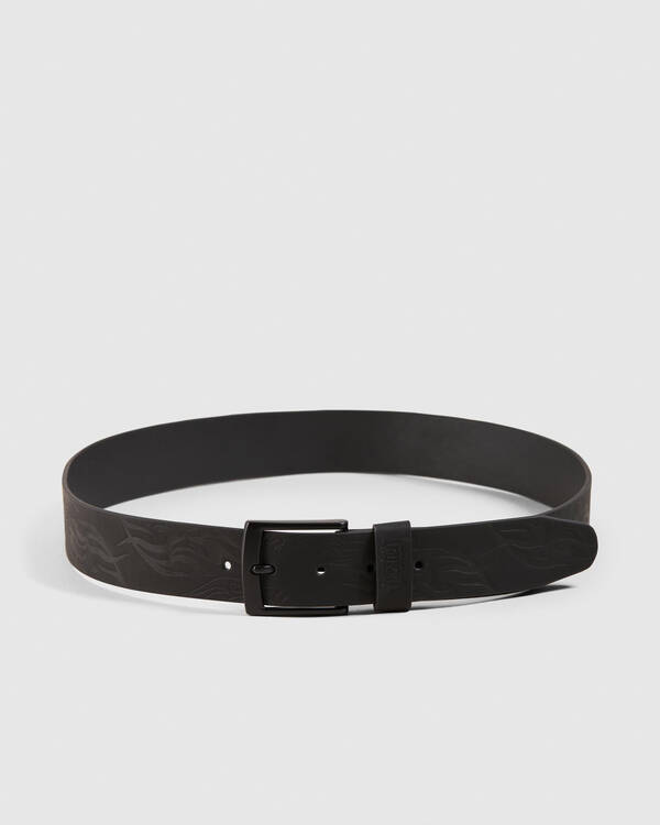 Dexter Blazed Faux Leather Belt for Mens