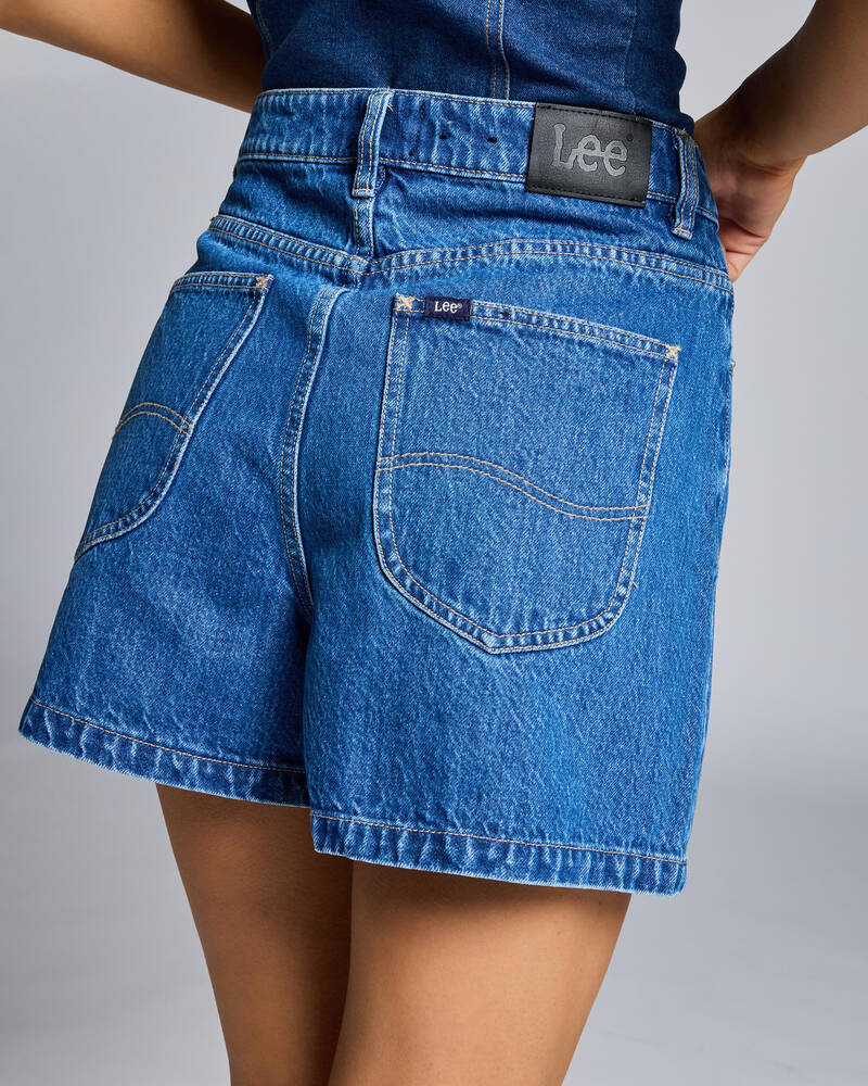 Lee High Relaxed Shorts for Womens