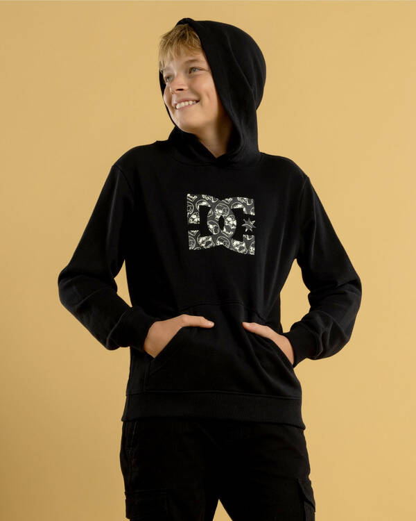 DC Shoes Boys' Star Glow Pullover Hoodie for Mens