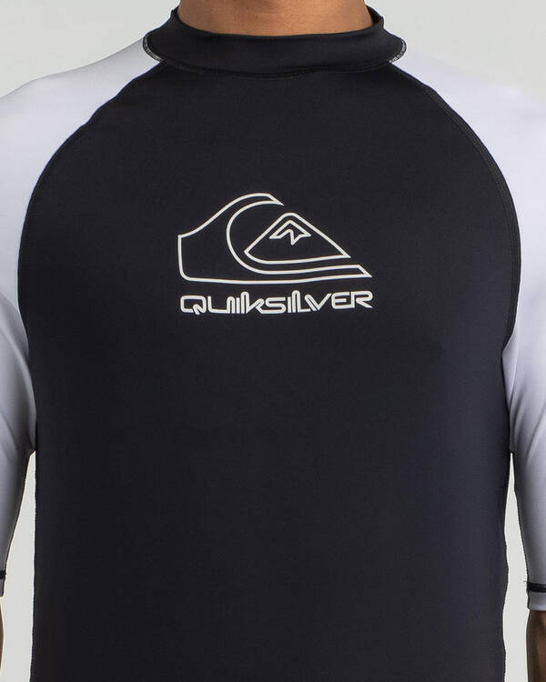 Quiksilver On Tour Short Sleeve Rash Vest for Mens