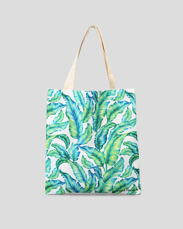 Mooloola Shady Palms Canvas Eco Bag for Womens