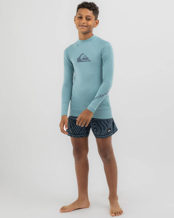 Quiksilver Boys' All Time Long Sleeve Wetshirt for Mens