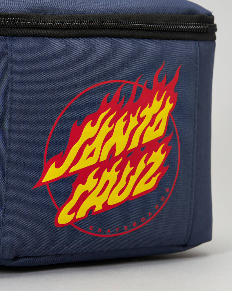 Santa Cruz Flaming Dot Lunch Box for Mens