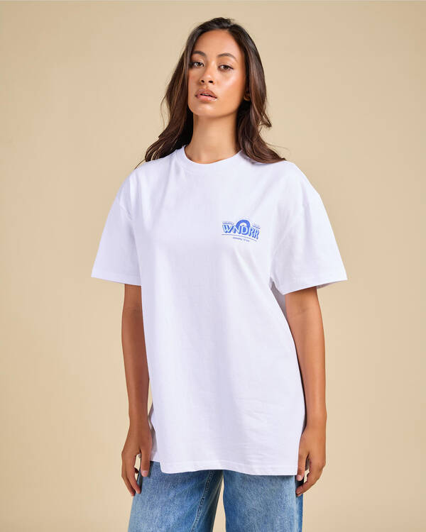 Wndrr Vinyl Bar Box Fit T-Shirt for Womens