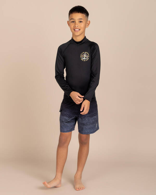Salty Life Sink Or Swim Long Sleeve Rash Vest for Mens