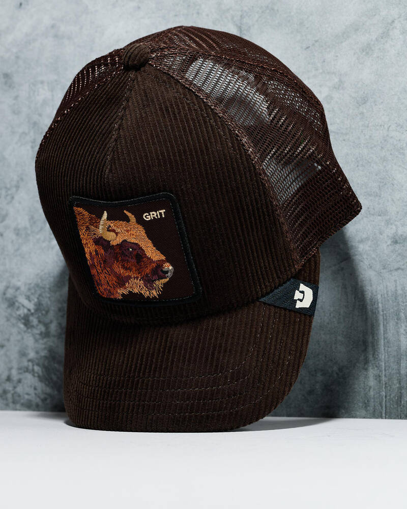 Goorin Bros Corduroy Grit Trucker Cap for Mens