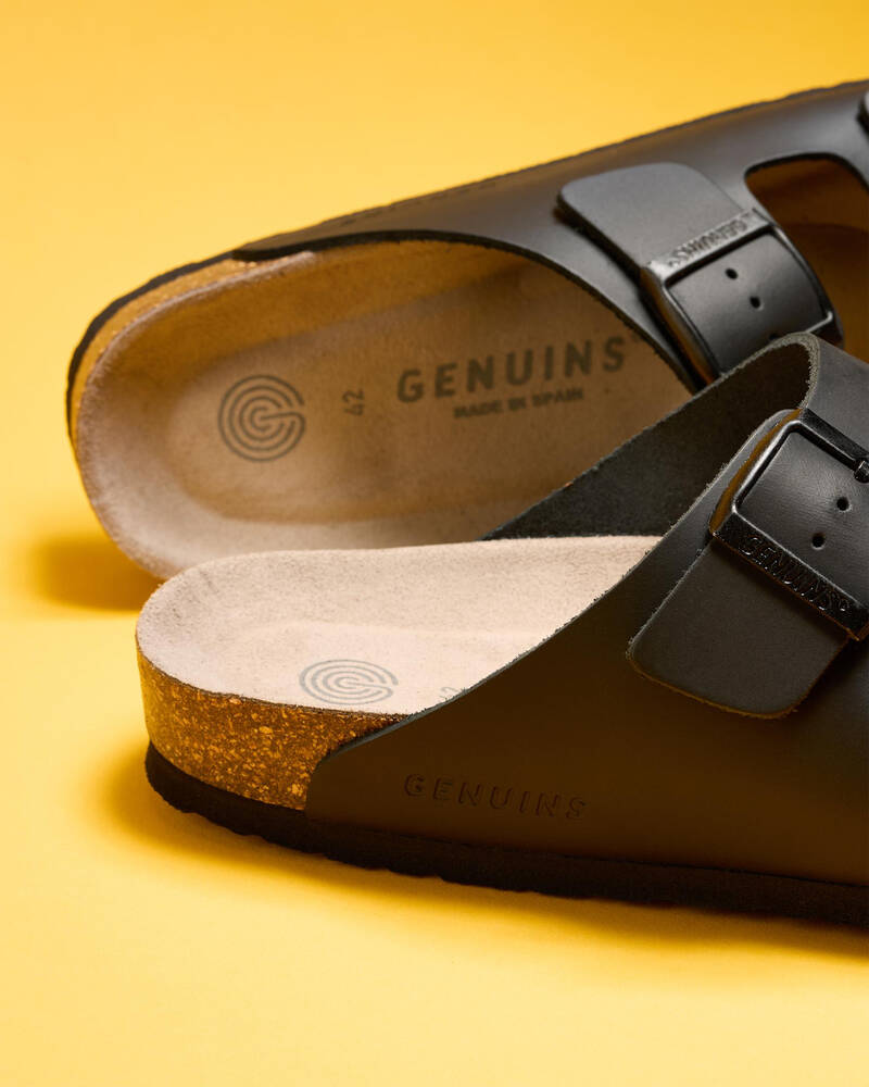 GENUINS Hawaii Oiled Leather Sandals for Mens